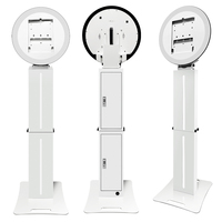 RVB Dimmable LED Anneau Lumière Photobooth Social Booth Roamer Magic Mirror Selfie Booth pour IPad Photo Booth