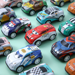 Voiture jouet mignonne à rétrofriction en alliage, échelle 1:64, véhicule à friction en métal pour enfants de 2 à 4 ans, design berline unisexe - Product Image 3