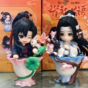 Nouvelle figurine de collection Q-Version de la série Porcelain Rhyme Flower Language <span class=keywords><strong>The</strong></span> Grandmaster of Demonic Cultivation, boîte mystère - Product Image 2