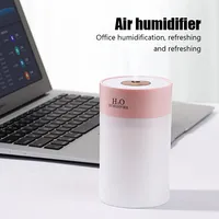 Humidificateur d'air de voiture 260ML USB Diffuseur d'huiles essentielles Humidificateur d'arôme domestique Générateur de brume LED Veilleuse Mini humidificateur ultrasonique