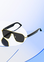 Lunettes Intelligentes CY avec Écouteurs Intégrés, Appel Sans Fil, Mode Mains Libres à un Clic, Cadre en Acier, Traduction Instantanée, Contrôle Tactile IA