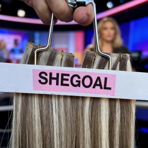 <span class=keywords><strong>Capelli</strong></span> OEM ODM Genius Weft 100% Vergini Umani per Intrecciare, Morbidi, Biondo <span class=keywords><strong>Chiaro</strong></span>, Tingibili - Product Image 2