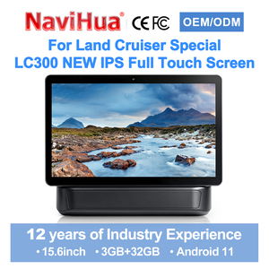 Système de divertissement pour sièges arrière de voiture Android Navihua, nouvelle conception, écran tactile 15,6 pouces pour Toyota Land Cruiser LC300 - Product Image 1