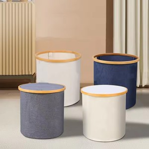 Ownswing Grand panier <span class=keywords><strong>à</strong></span> <span class=keywords><strong>linge</strong></span> pliable en <span class=keywords><strong>bambou</strong></span> avec poignées <span class=keywords><strong>Coffre</strong></span> <span class=keywords><strong>à</strong></span> jouets pour enfants pour <span class=keywords><strong>linge</strong></span> sale Panier <span class=keywords><strong>à</strong></span> <span class=keywords><strong>linge</strong></span> domestique Rangement et lavage - Product Image 5