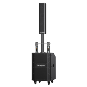 W-KING K22 Büyük Güçlü Taşınabilir Hoparlör, 5.4 PA Hoparlör için Ayrılabilir Kolon, Kablolu Mikrofon, 300-500W Çıkış Gücü, Karaoke için Ekran - Product Image 1