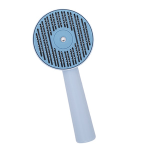 Peigne à poils pour chat, peigne de massage rechargeable par USB, bleu nuage, blanc perle, outil de toilettage pour chats - Product Image 5