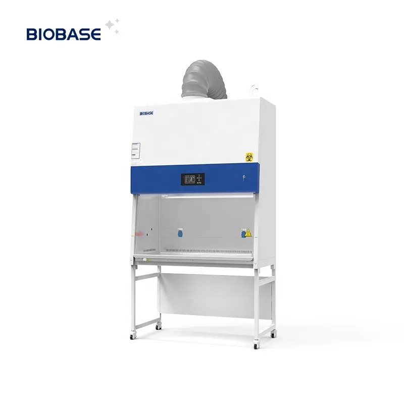Biobase lemari pengaman Kelas II B2 ULPA filter secara otomatis menyesuaikan kecepatan angin kabinet keselamatan biologis untuk lab