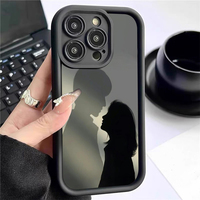Coque de téléphone portable antichoc en TPU avec motif imprimé garçon et fille, style lentille d'appareil photo, pour Samsung Galaxy A07 A17 A56 S26 Ultra