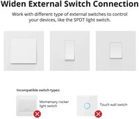 Modul Saklar Lampu Pintar WiFi Mini SONOFF MINI R2 10A DIY Smart Home Nirkabel Dua Arah Ewelink Dengan Alexa Google Home