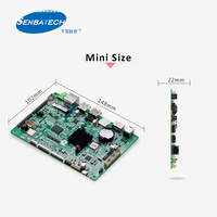 Placa Base RK32B Rockchip RK3288 con una Sola Puerta LAN, LPDDR3 de 2GB, EMMC de 16GB, Ranura para Tarjeta TF, 12V, Arm