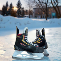 Patines de Hockey sobre Hielo Profesionales Vik-Max 2026 de Aleación de Aluminio CNC para Adultos, Compuesto de PVC+EVA para Deportes de Invierno y Entrenamiento de Hockey