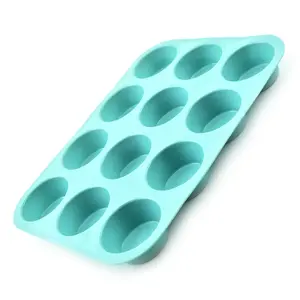 Круглая силиконовая форма для торта T1578, 12 ячеек, силиконовая форма для выпечки, формочка для маффинов, силиконовая форма для выпечки «сделай сам»
