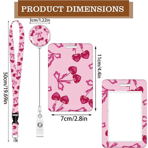 Cordón <span class=keywords><strong>de</strong></span> poliéster duradero al por mayor con portatarjetas <span class=keywords><strong>de</strong></span> identificación <span class=keywords><strong>de</strong></span> automóvil y seguro personalizado correa para el cuello promocional - Product Image 4