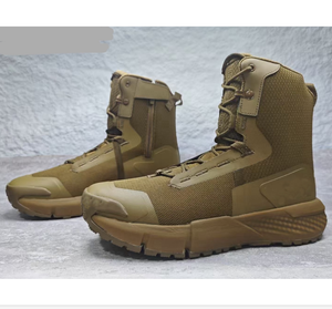 Bottes tactiques personnalisées TSB25 pour hommes – Vente en gros – Bottes de chasse tactiques respirantes en cuir pour le désert – Bottes d'été - Product Image 3