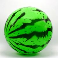 Balles de jeu pour piscine et plage, jouets d'été pour enfants, boule de plage gonflable, pastèque, 22cm
