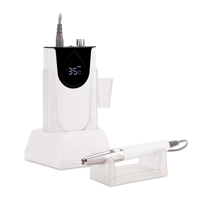 Nouvelle perceuse à ongles professionnelle étanche 2026, rechargeable, 35000 tr/min, moteur sans balais 85W haute vitesse, pour salon et usage domestique