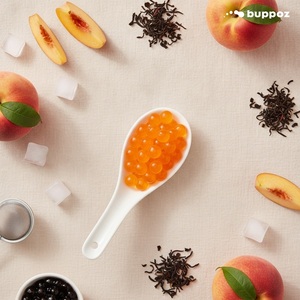 พีช Popping Boba ไต้หวันฮาลาลไข่มุกฮาลาลมันสำปะหลัง - Product Image 4
