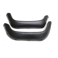 FFD76 Accessoires 4x4 de haute qualité Pièces automobiles ABS Noir Extension de garde-boue pour Land Rover Defender