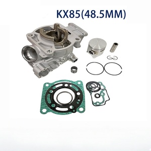 Stainless Steel Single Cylinder Liner for Kawasaki KX85 11005-0052 13001-0006 48.5mm Bore Motorcycle <b>Engine</b> - Product Image 2