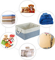 Panier de rangement pliable et écologique avec poignée en corde, design détachable, couleur et logo personnalisés - Collection Behome