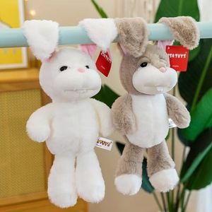 Unisex Gray <strong>Peter</strong> <strong>Rabbit</strong> Stuffed Plush <strong>Toy</strong> Cute Long-Eared Bunny with OEM Logo Cotton Fabric with PP Filling Children's Gifts - Product Image 5