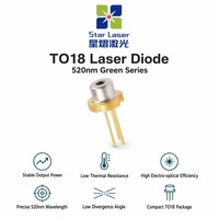 Original OSRAM PLT5 516FB Green Laser Diode 520nm 30mW TO-18 For Cordless Power Tool Positioning Guide Module