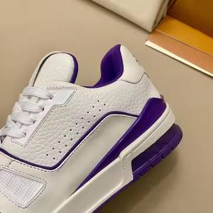 Zapatillas de Deporte de Cuero Genuino de Alta Calidad al por Mayor con Logotipo Personalizado de Diseñador de Lujo para Hombre y Mujer Zapatos Estilo Casual de Marcas Famosas - Product Image 6