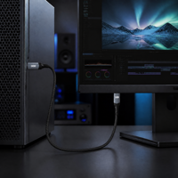 Cable USB 4 USB-C de 40 Gbps y 240 W PD 8K/60 Hz, Trenzado de Aleación de Aluminio, Compatible con Thunderbolt 3/4 para Laptop, Monitor y VR