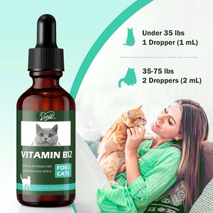 Kích thích sự thèm ăn vitamin <span class=keywords><strong>B12</strong></span> giọt cho mèo-methylcobalamin (Methyl <span class=keywords><strong>B12</strong></span>) hấp thụ nhanh hỗ trợ miễn dịch tăng cường hồng cầu - Product Image 4