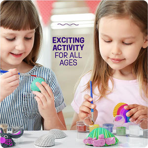 Set mainan kegiatan pendidikan Gambar kerajinan kreatif, Kit lukisan cangkang laut untuk hadiah anak-anak Diy - Product Image 4