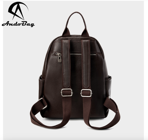 AndoBag - Mochilas de Moda de Piel Vacuna Suave para Mujer, para Viajes al Aire Libre, Gran Capacidad, Bolso de Mano, para el Trabajo Diario, Casual, Bolsos de Hombro - Product Image 4