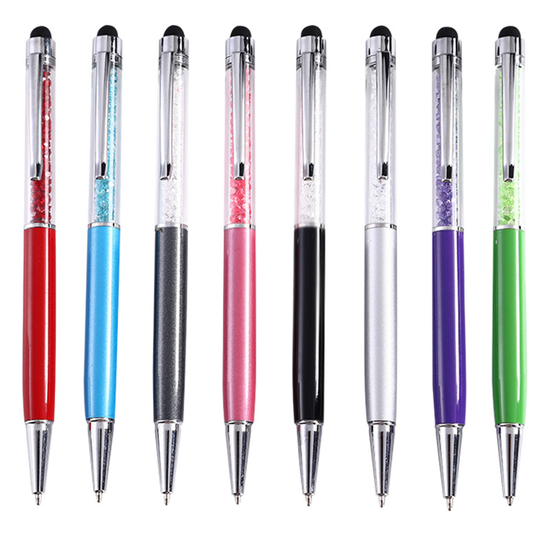 Crystal Ball Pen With Custom Logo Ballpoint Pen With Stylus Pen