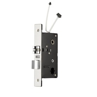 70mm Quadratisches Elektronisches Einsteckschloss-Gehäuse 205x108mm Universalgröße mit Signalausgabe, Smart-Türschloss-Kern für Sicherheitstüren