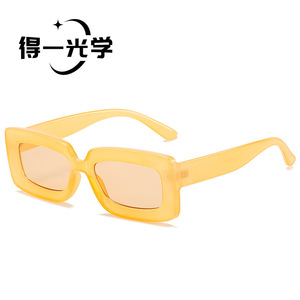<b>Square</b> <b>Frame</b> <b>Sunglasses</b> Black UV400 Women's Sunshades - Product Image 3