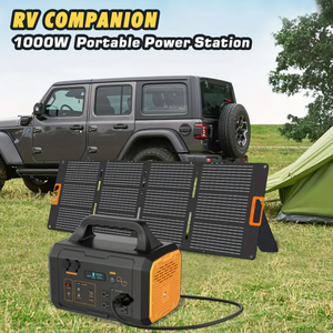 Station d'alimentation portable pour l'extérieur, station d'alimentation portable, batterie au lithium Lifepo4, 1000W, 1024WH, grande capacité - Product Image 6