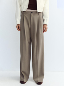 <span class=keywords><strong>Pantaloni</strong></span> <span class=keywords><strong>da</strong></span> lavoro a vita bassa <span class=keywords><strong>pantaloni</strong></span> <span class=keywords><strong>da</strong></span> lavoro a gamba larga 2025 personalizzati con drappeggio fluido su misura per <span class=keywords><strong>ufficio</strong></span> <span class=keywords><strong>pantaloni</strong></span> <span class=keywords><strong>da</strong></span> lavoro pieghettati per pendolari - Product Image 3