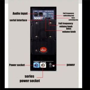 Nuevo Amplificador y Altavoz Mezclador de Potencia Real de 1500W 4ohm, Módulo Amplificador Activo con Carcasa Metálica, Clase D, Subwoofer - Product Image 6