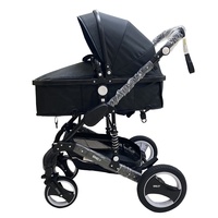 Poussette pour bébé avec siège auto 3 en 1 Poussettes légères et portables Poussette 3 en 1 pour bébé de voyage pour nouveau-né