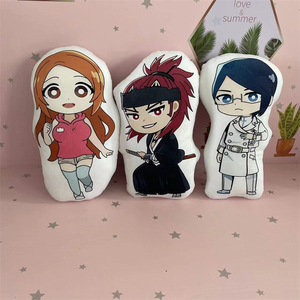 40CM Bleach Kurosaki Ichigo <span class=keywords><strong>Kuchiki</strong></span> Rukia Personnage Collection Poupée Anime Peluche Jouets Oreiller Décoration - Product Image 6