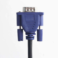 Cable VGA Serial RS422 de Alta Resolución 1080P, Niquelado, Cobre Puro, 15 Pines Macho a Macho para PC, Laptop, Monitor, Proyector, HDTV