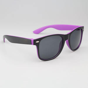 Vente en gros de lunettes de soleil design 2025 pour hommes et femmes avec logo personnalisé lunettes de soleil carrées violettes en plastique lunettes de soleil personnalisées - Product Image 3
