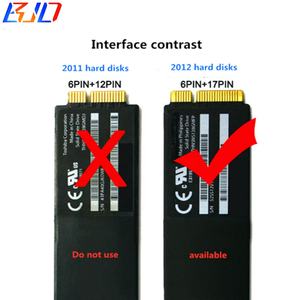 Groothandel 7 + 17-Pins Interface Naar Ngff <span class=keywords><strong>M</strong></span>.2 B-Key 2280 Sata Ssd Adapter Kaart Voor 2012 2013 Macbooks A1425 A1398 Op Voorraad - Product Image 5