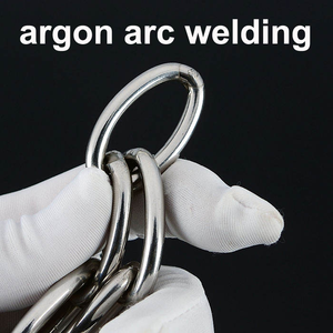 304ステンレス鋼3mm 3.5mm 4mm Martingaleペット犬トレーニングPチェーンネックレス犬の首輪ピットブルキューバンリンクドッグチェーン - Product Image 4