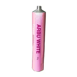 Диаметр 25 мм розовые трубки для косметических кремов 30 мл Пустые алюминиевые трубки мягкая металлическая упаковка поставка из Китая