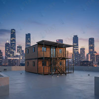 FLKT Maison préfabriquée à assemblage rapide et économique, conteneurs préfabriqués extensibles de 20 et 40 pieds, maison mobile pliable moderne, bureau