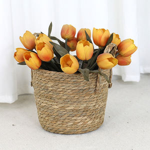 Handgefertigte Weidenkorb-Set aus Rattan für Grünpflanzen und Blumen, Innendekoration, Multifunktionale Verwendung - Product Image 4