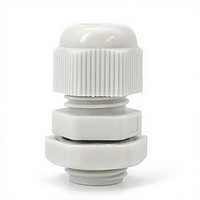 Passe-câble étanche IP68 PG7 de haute qualité, connecteur de jonction à trous en nylon basse tension avec écrou de blocage