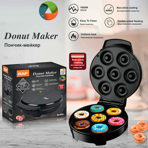 Máquina Elétrica de Fazer Mini <span class=keywords><strong>Donuts</strong></span> Redondos de Alta Qualidade para Uso Doméstico 110V 220V Automática Antiaderente para Lanches e Sobremesas - Product Image 2