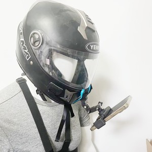 11 en 1 Kits casque de moto menton support de montage rotatif sangle de téléphone portable pour <span class=keywords><strong>Go</strong></span>-Pros Hero Sports Action Camera - Product Image 6