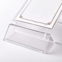 Support de signalisation transparent double face en plastique A4, cadre photo de bureau, présentoir de menu de table en acrylique pour usine
